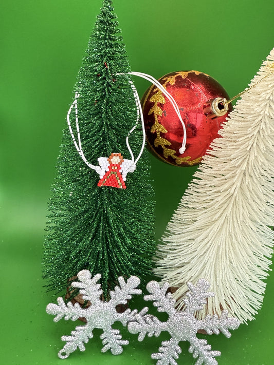 Handmade Christmas Miyuki Bracelet (Angel Shaped)