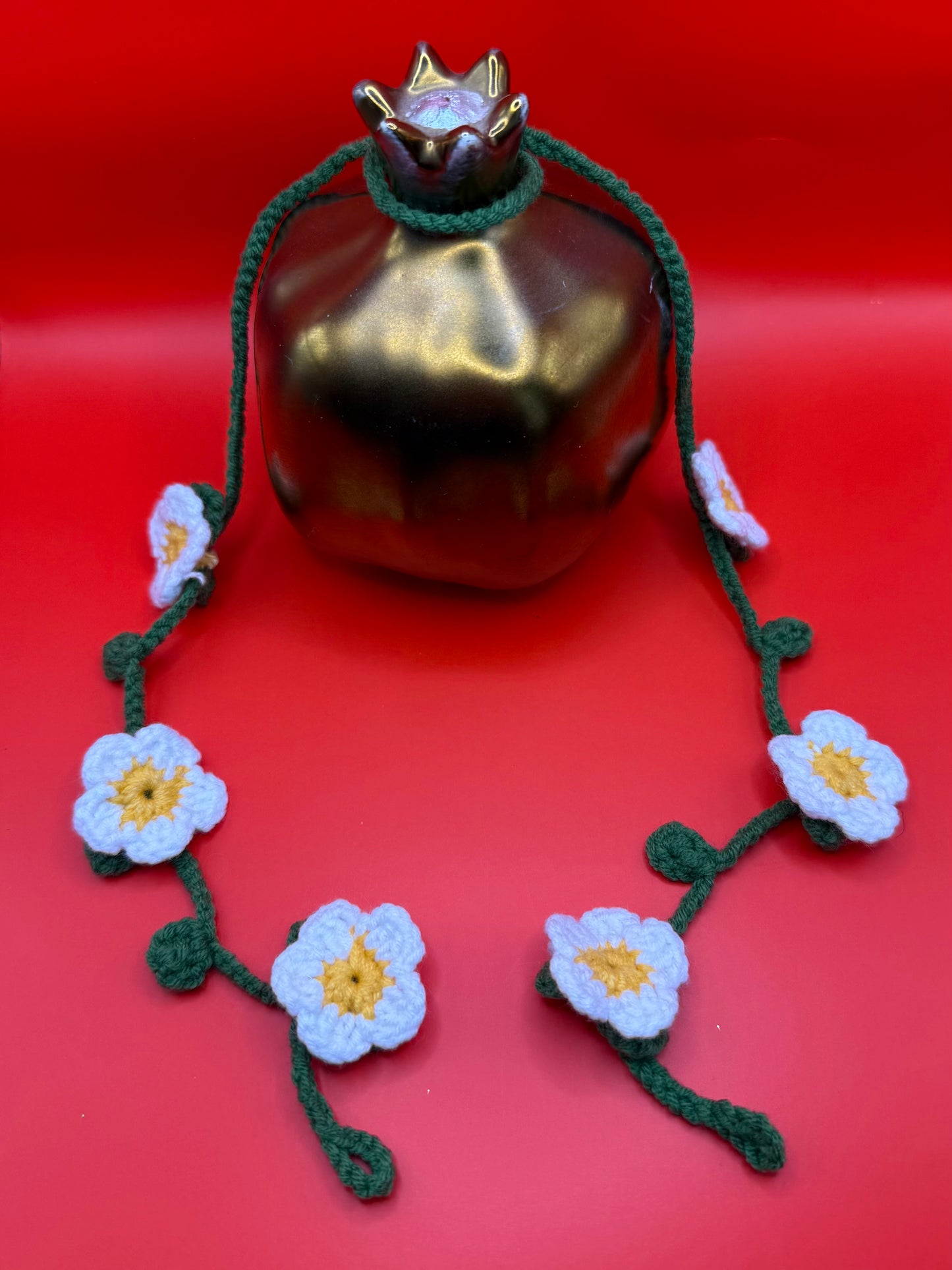 Handmade Daisy Glasses Chain - Crochet Amigurumi